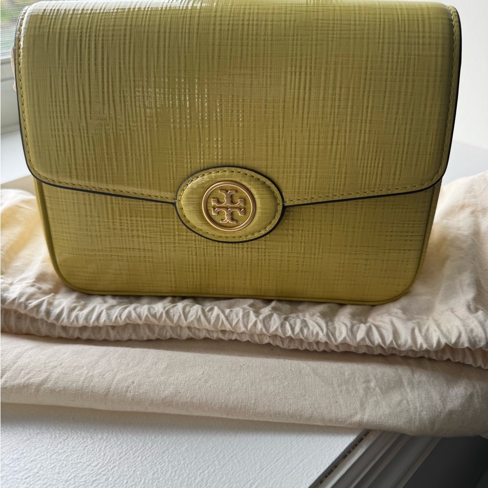 Tory Burch Crossbody with Gold Logo Medallion